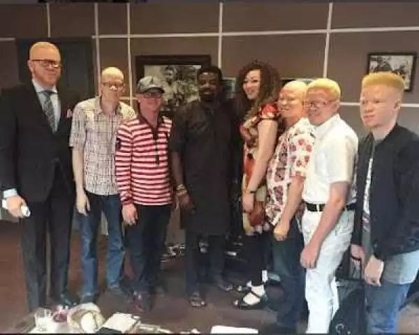 Kunle Afolayan auditions 7 albinos for a movie project
